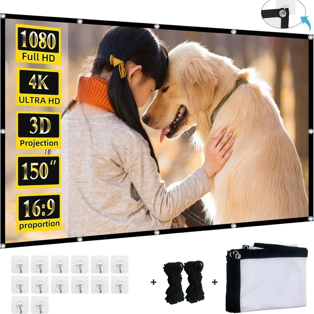 Source Unknown Projection Screen with Black Border